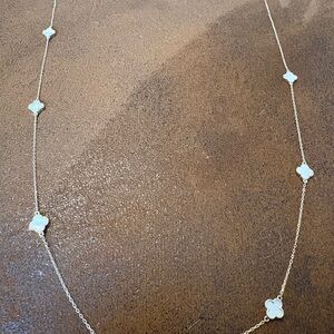 EHC 925 Clover Necklace sterling silver Elizabeth Henry collection